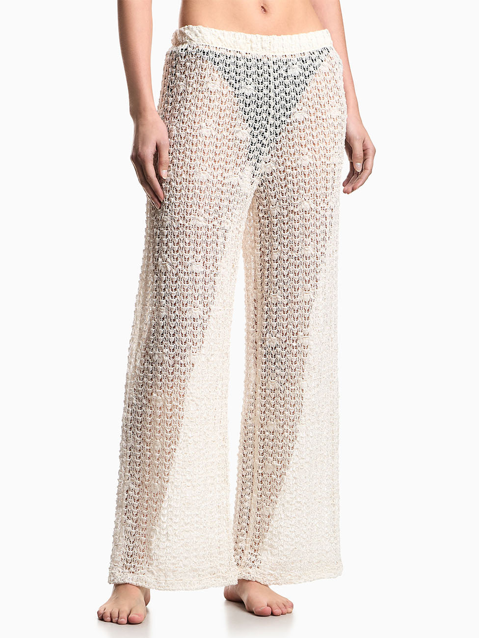 Emporio Armani Macramé Lace Beach Trousers