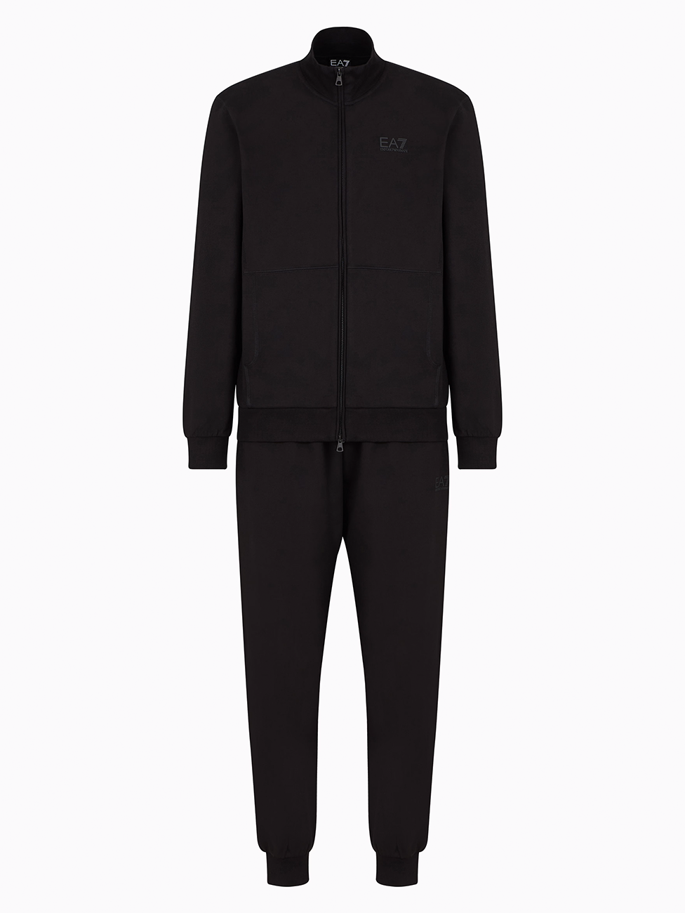 EA7 Visibility Cotton Full-Zip Tracksuit