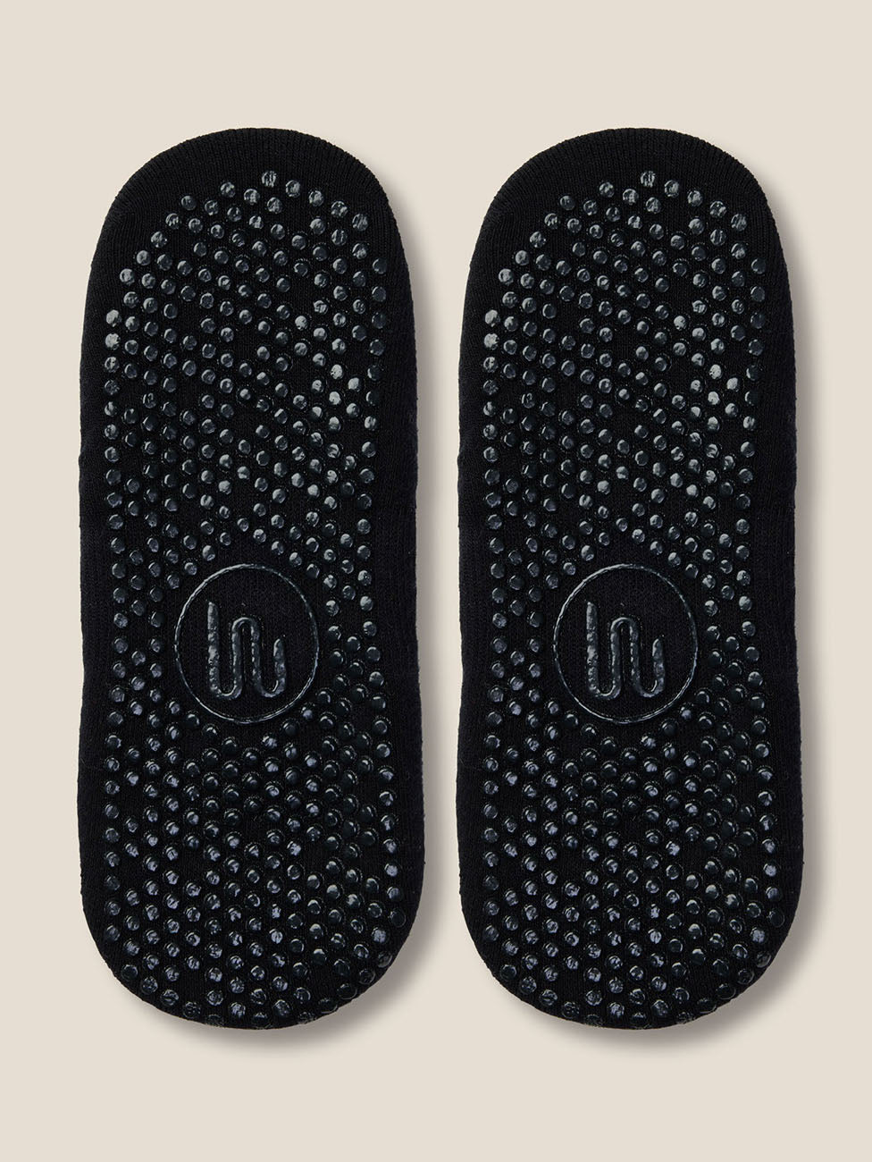 MoveActive Black Ballet Grip Socks