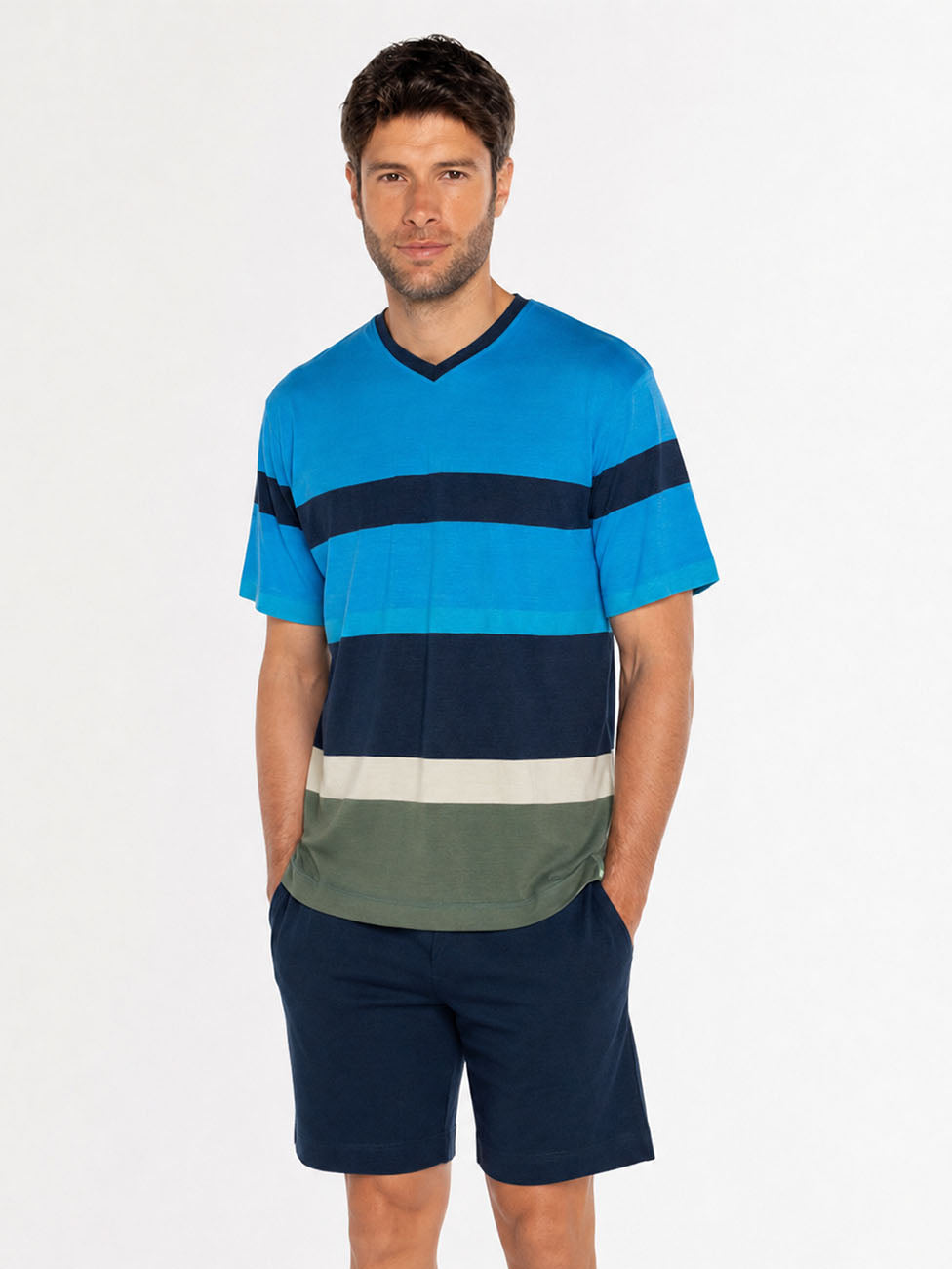 Punto Blanco Capri Modal & Cotton Men's Short Pyjama