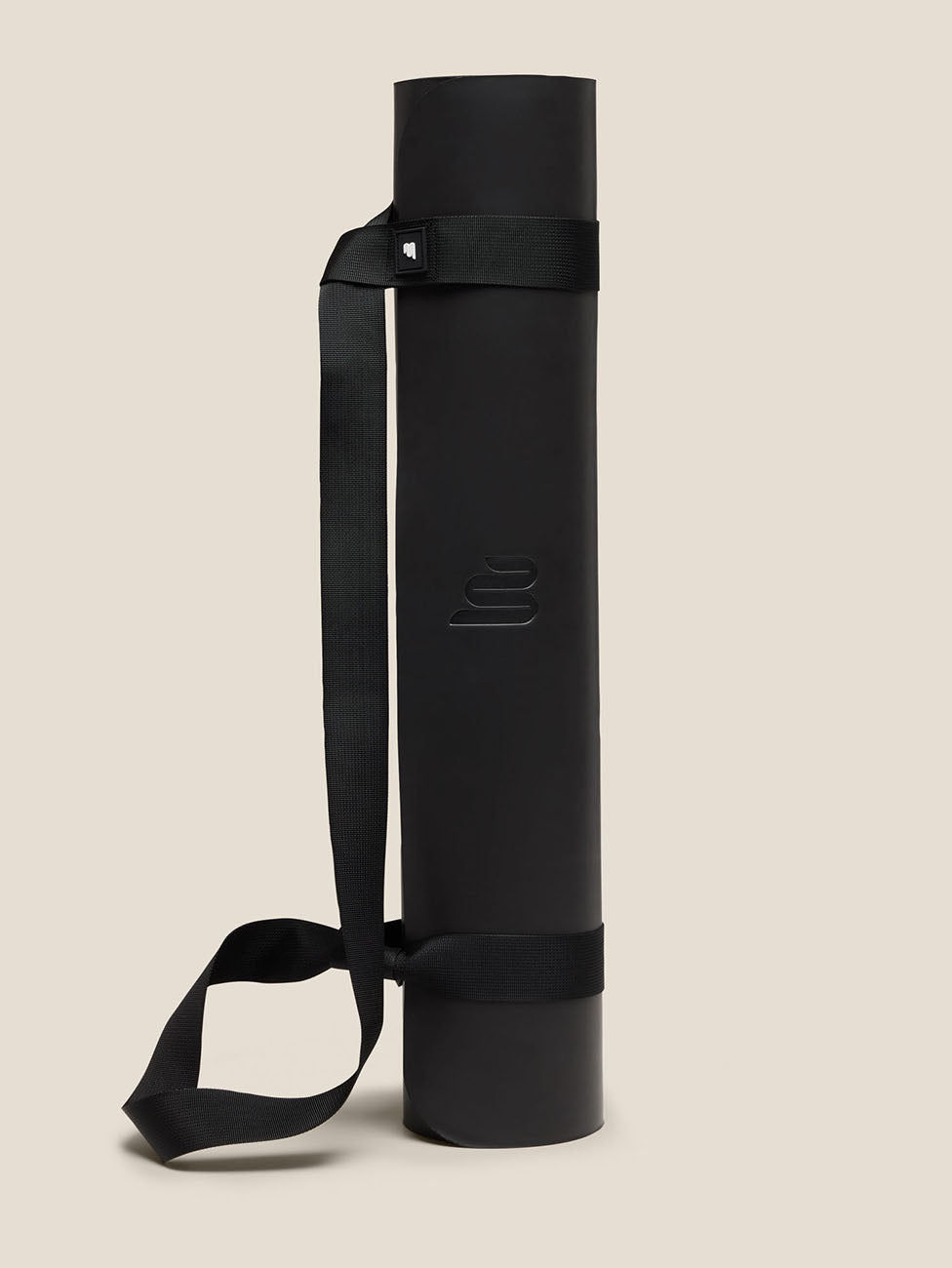 MoveActive Black Lightweight Vegan Leather Curved Studio Mat
