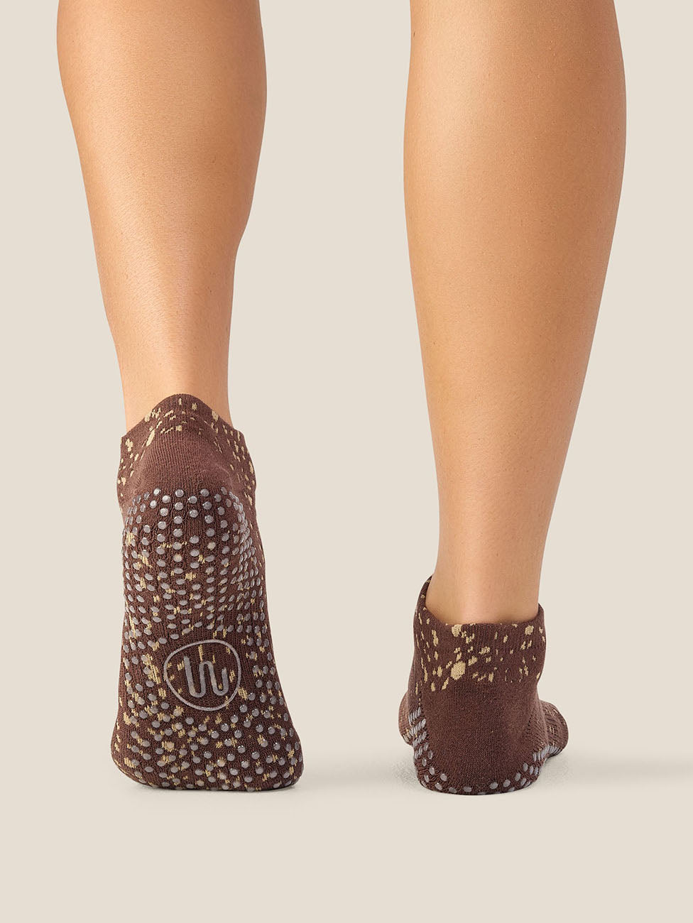 MoveActive Fawn Espresso Low Rise Grip Socks