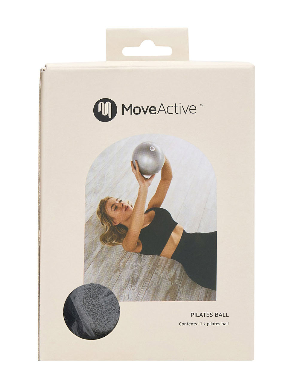 MoveActive Black Pilates Ball