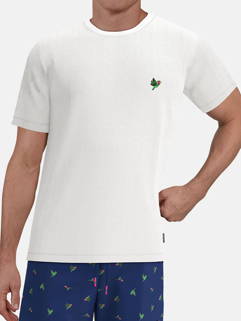 Ceceba Ice Cream Parrot Crew Neck T-Shirt