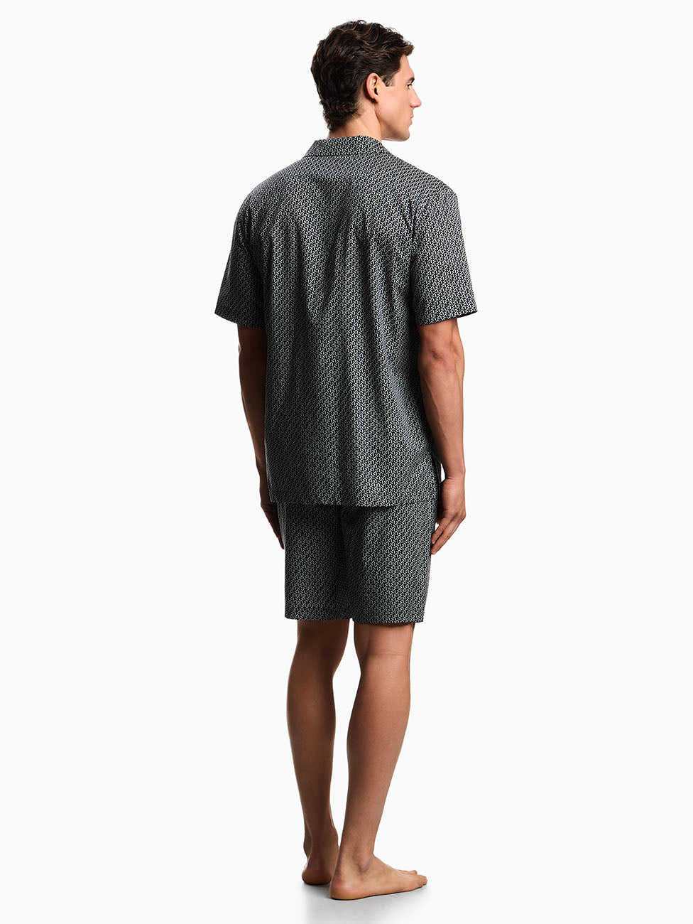 Emporio Armani Printed Muslin Short Pyjamas