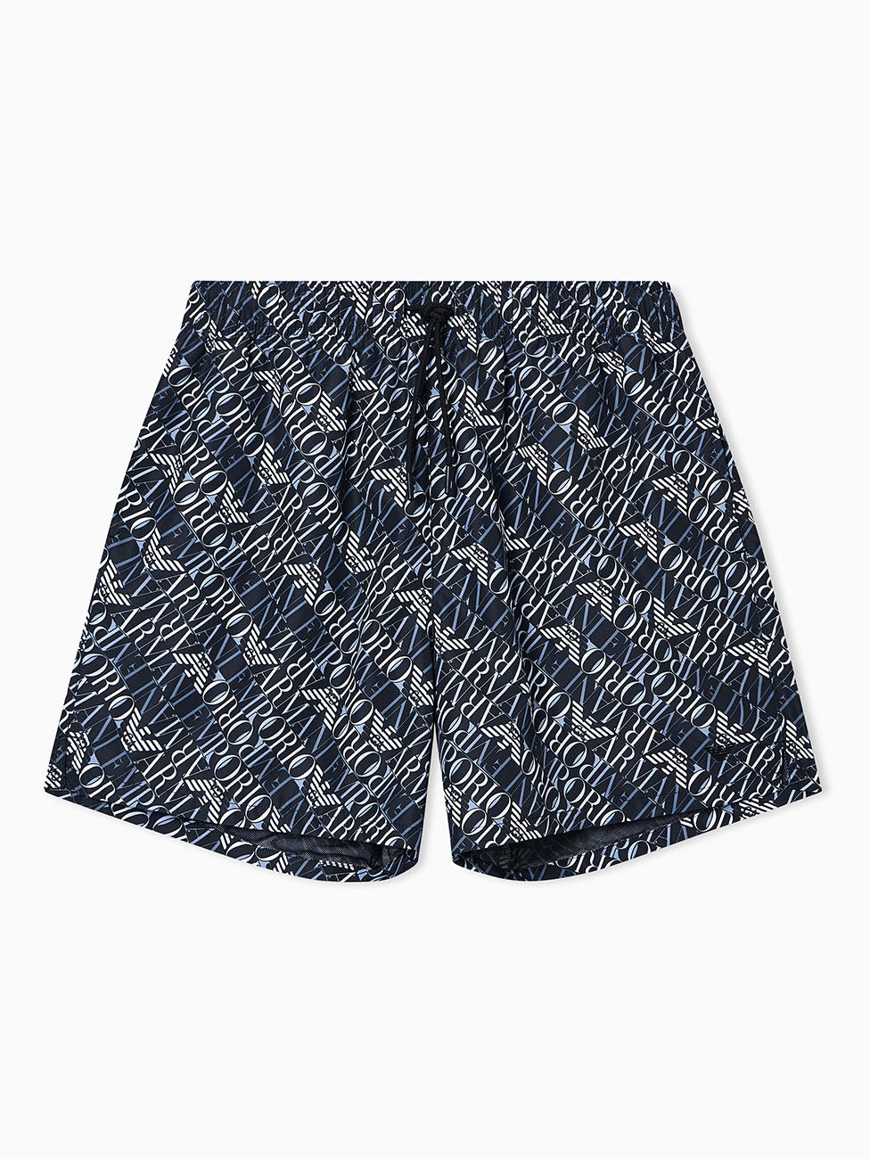 Emporio Armani Diagonal Logo Beach Shorts