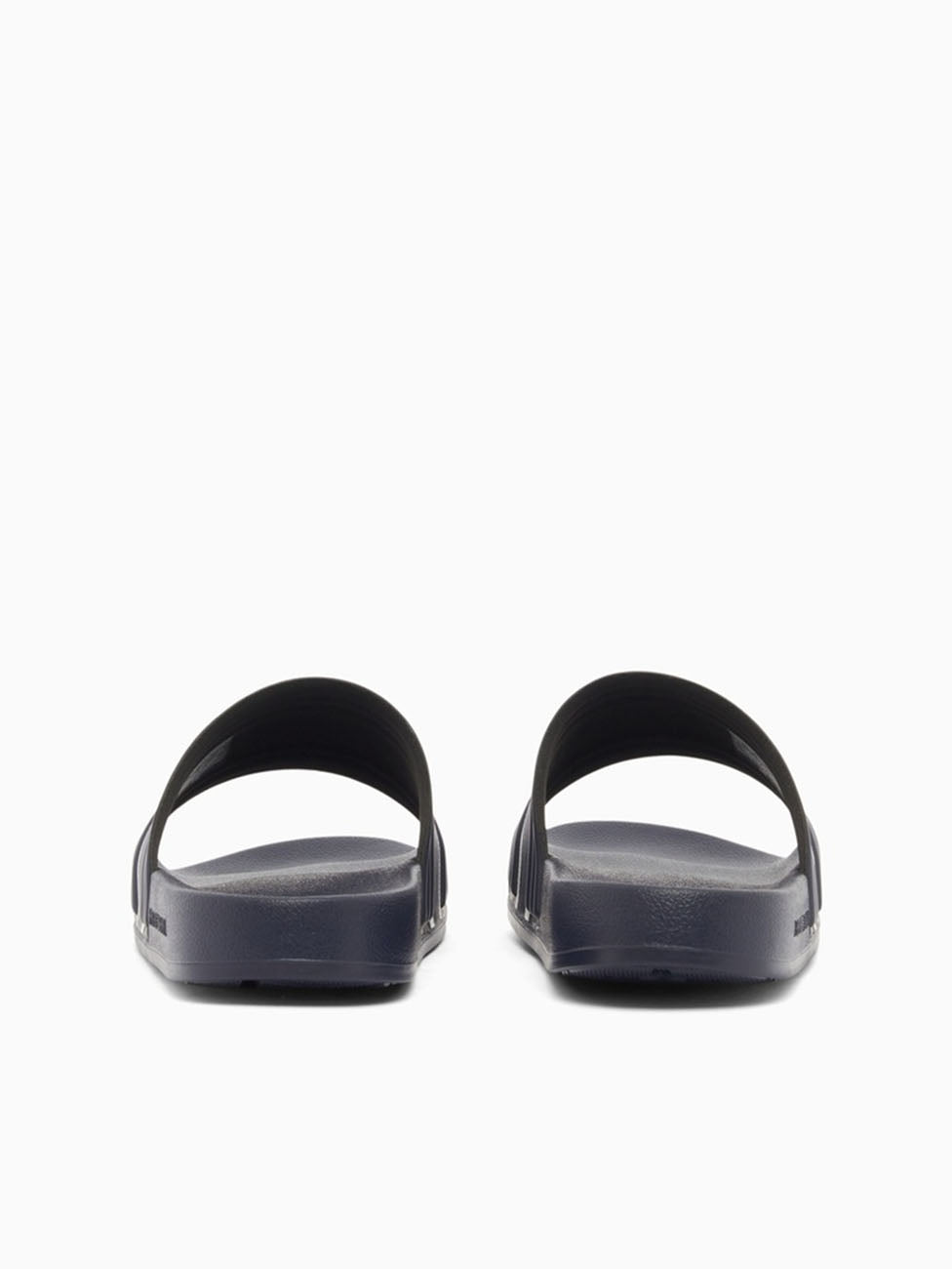 Emporio Armani Blue & White Logo Tape Slippers