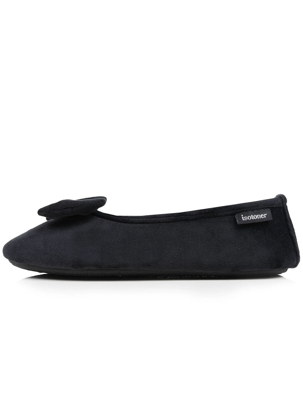 Isotoner Women's Noir Ballerina Slippers