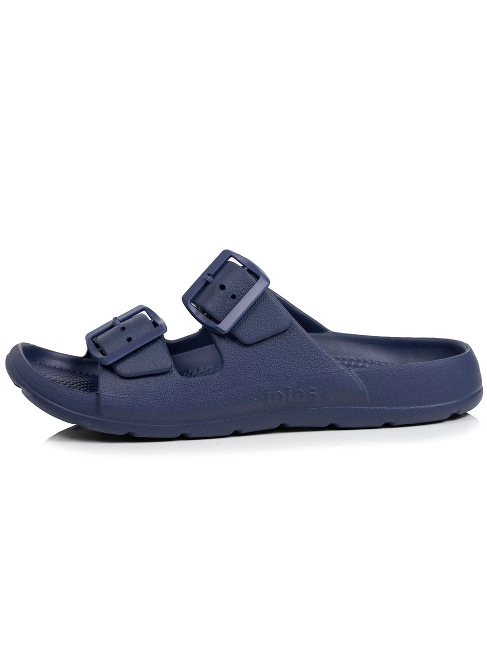 Isotoner Navy Adjustable Men's Slide Mules