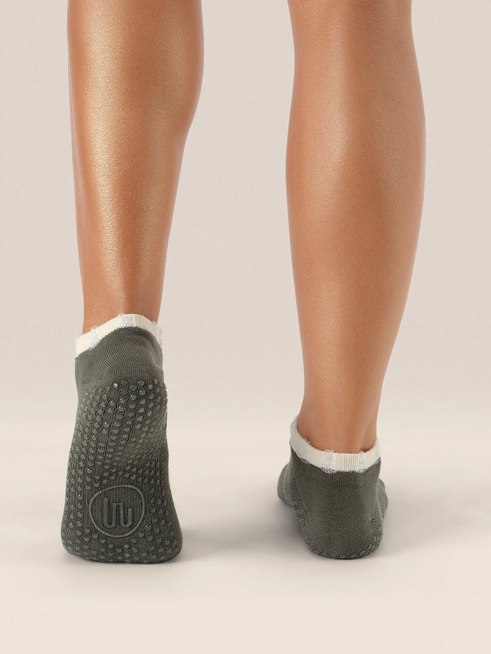 MoveActive Khaki Low Rise Grip Socks