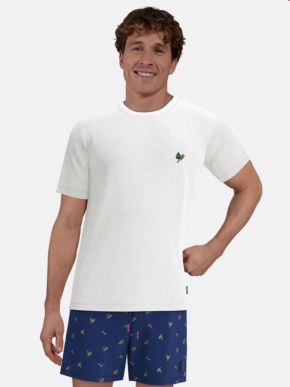 Ceceba Ice Cream Parrot Crew Neck T-Shirt