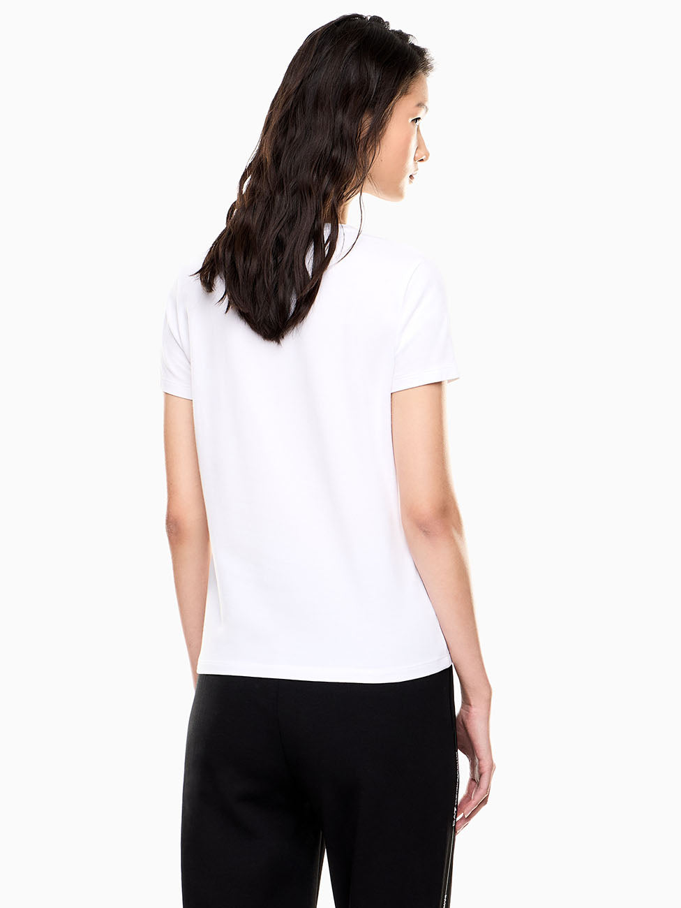EA7 Logo Series Stretch Jersey T-Shirt