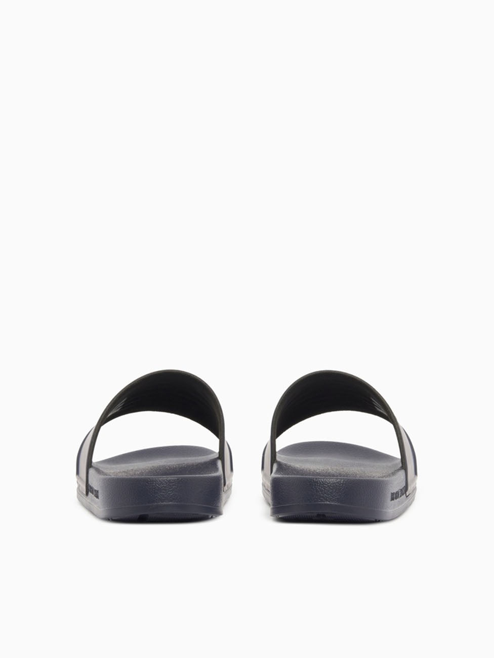 Emporio Armani Blue & White Oversized Eagle Slippers