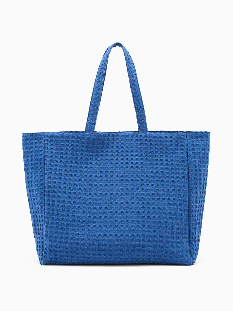 Emporio Armani Waffle Fabric Shopping Bag