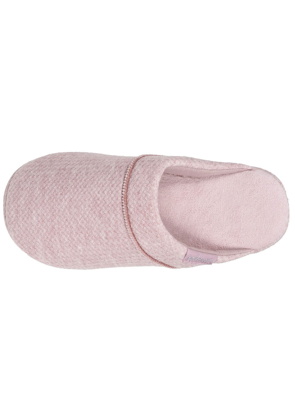 Isotoner Women's Blush Heathered Mule Slippers