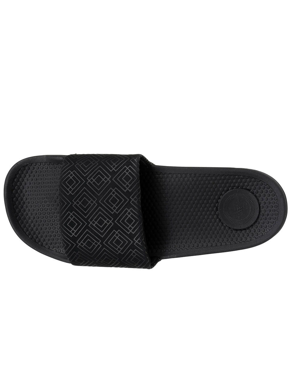 Isotoner Black Men's Logo Slide Mules