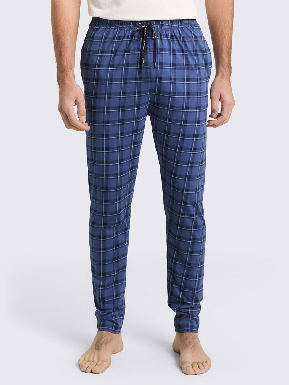Tom Tailor Blue Checkered Pyjama Pants