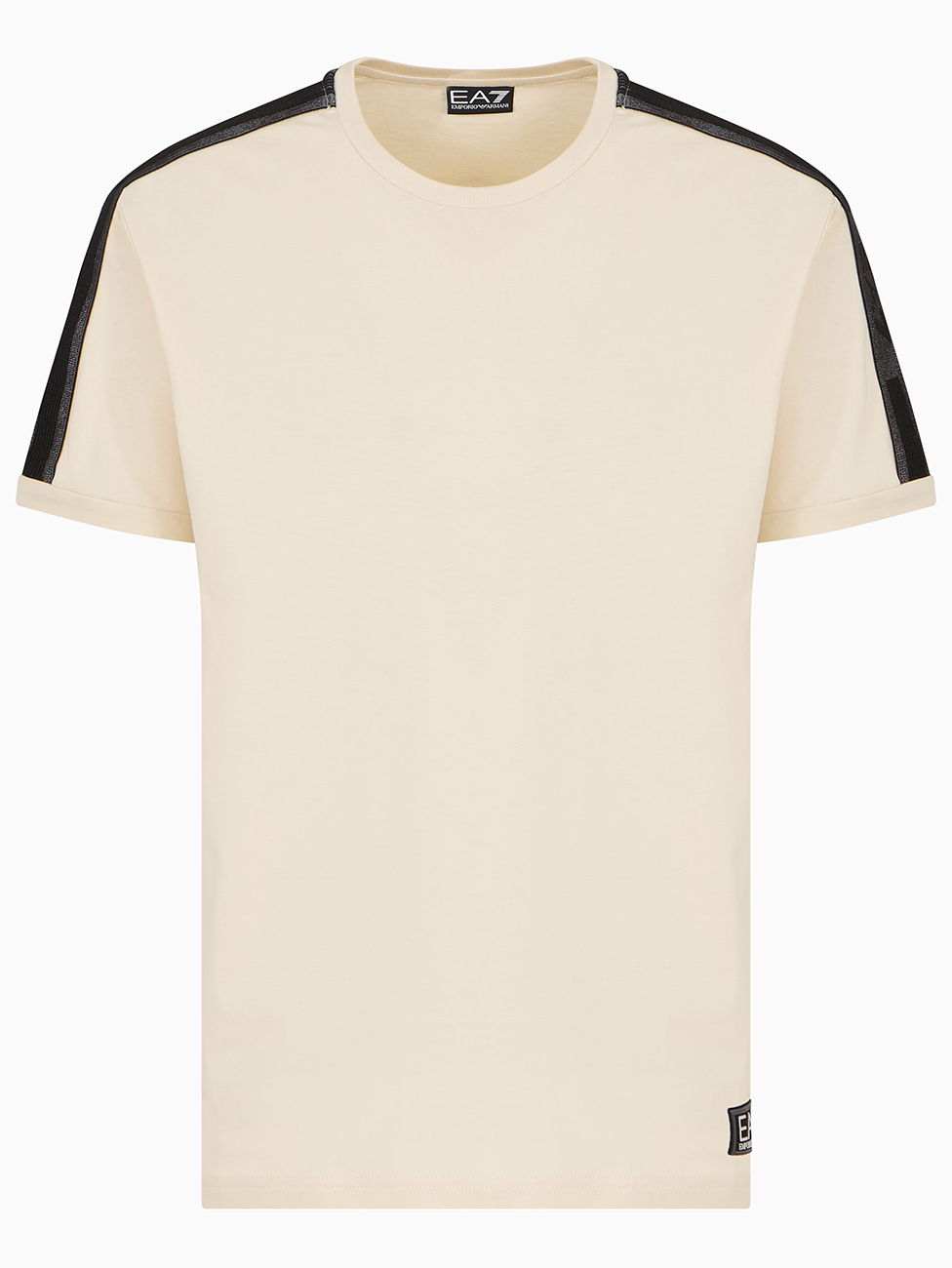 EA7 Logo Series Cotton-Jersey T-Shirt