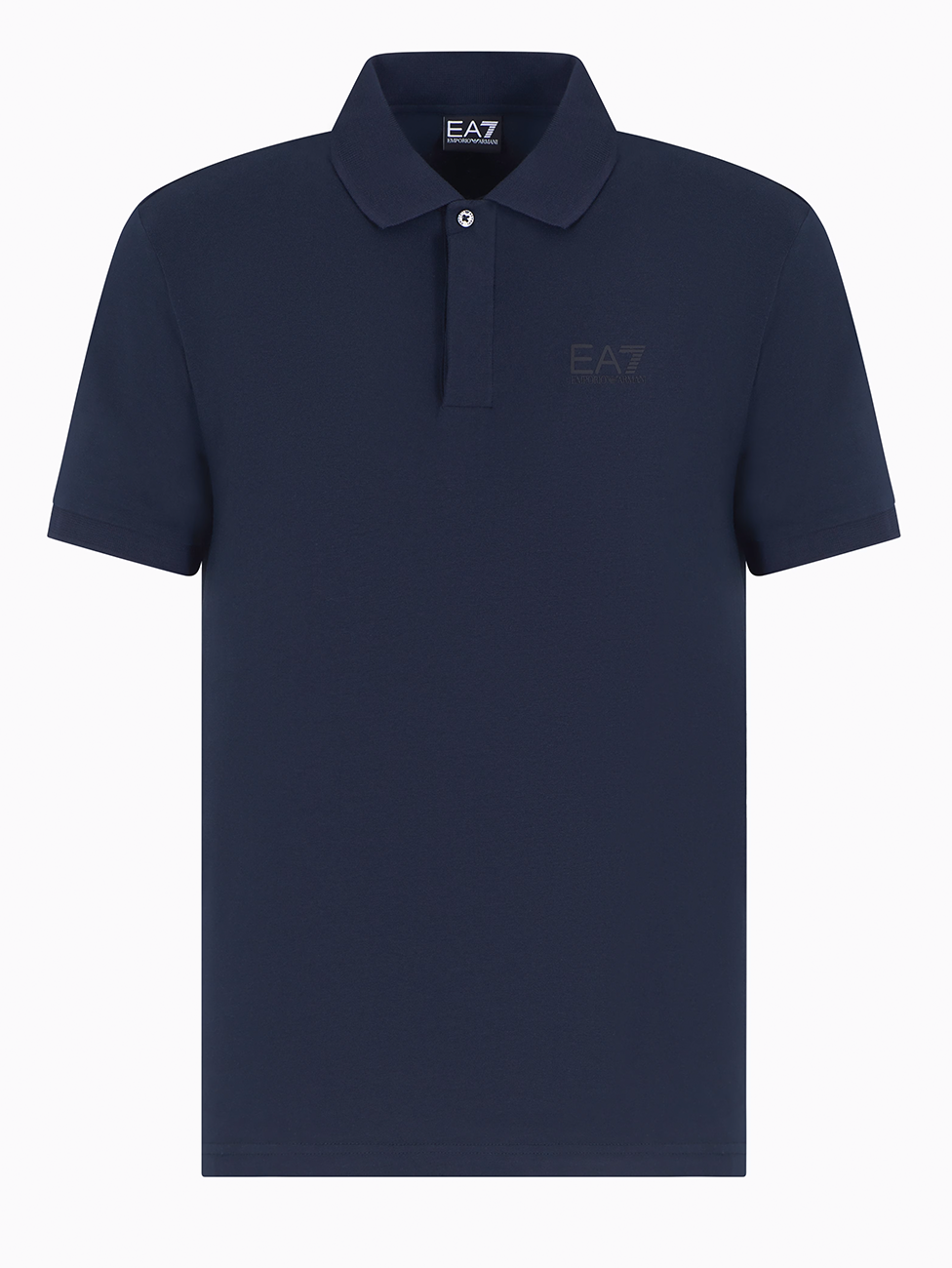 EA7 Visibility Stretch Cotton-Jersey Polo Shirts