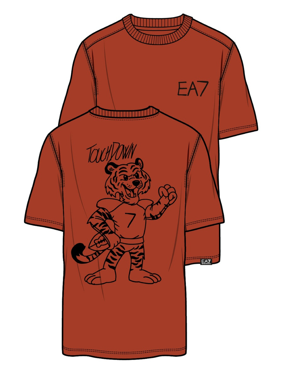 EA7 Train Graphic Series T-shirts
