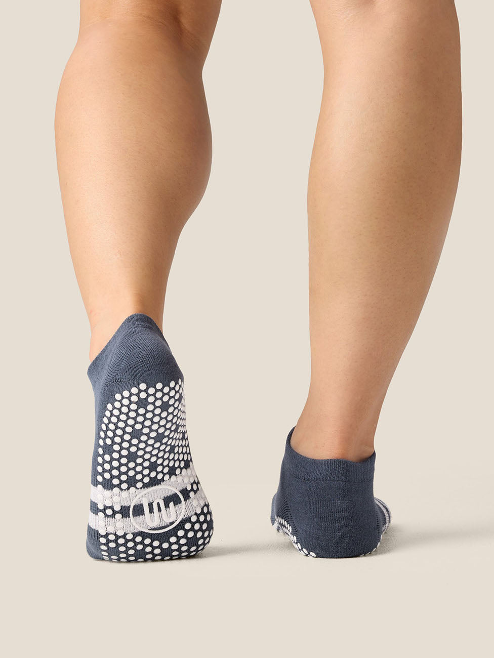 MoveActive French Navy Low Rise Grip Socks