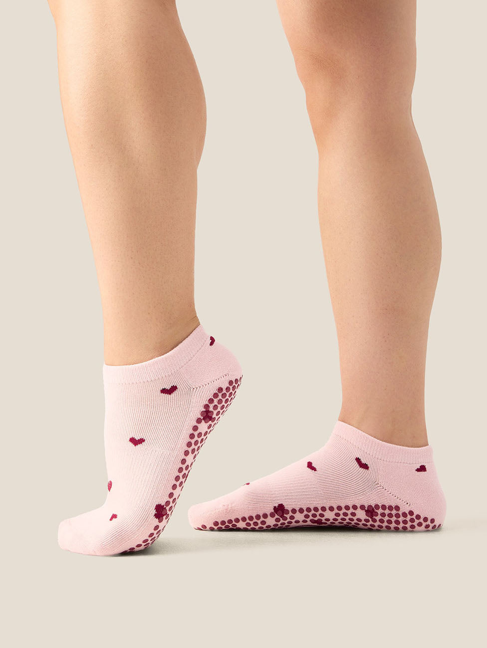 MoveActive Love Me Pink Low Rise Grip Socks