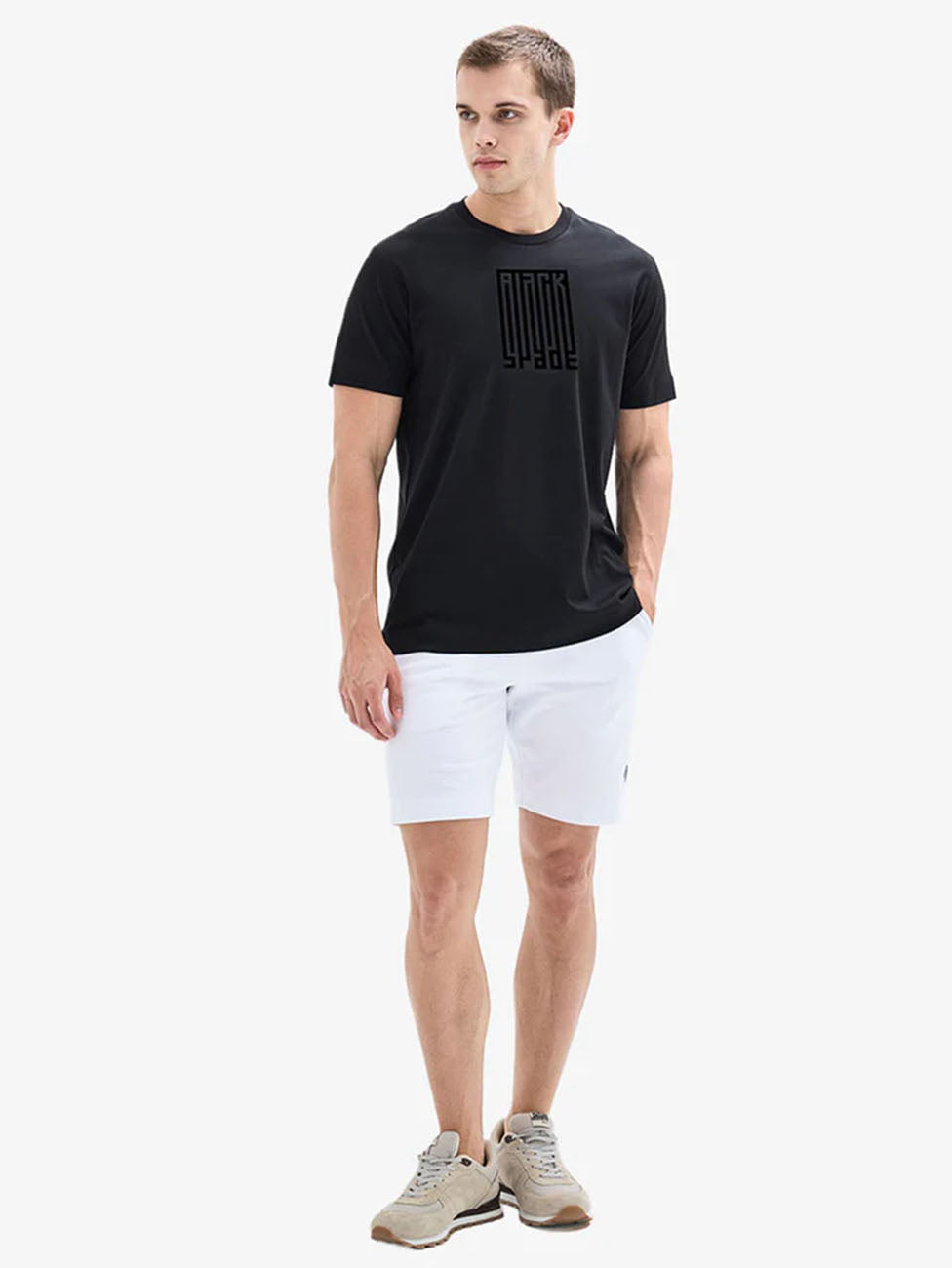 Blackspade Black Printed Men's T-Shirt