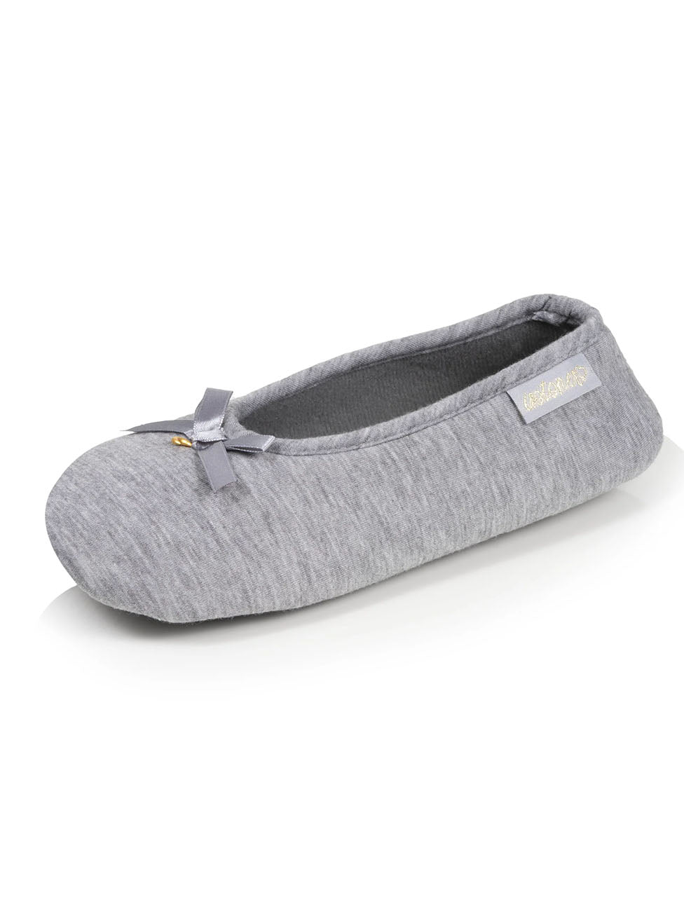Isotoner Women's Grey Ballerina Slippers