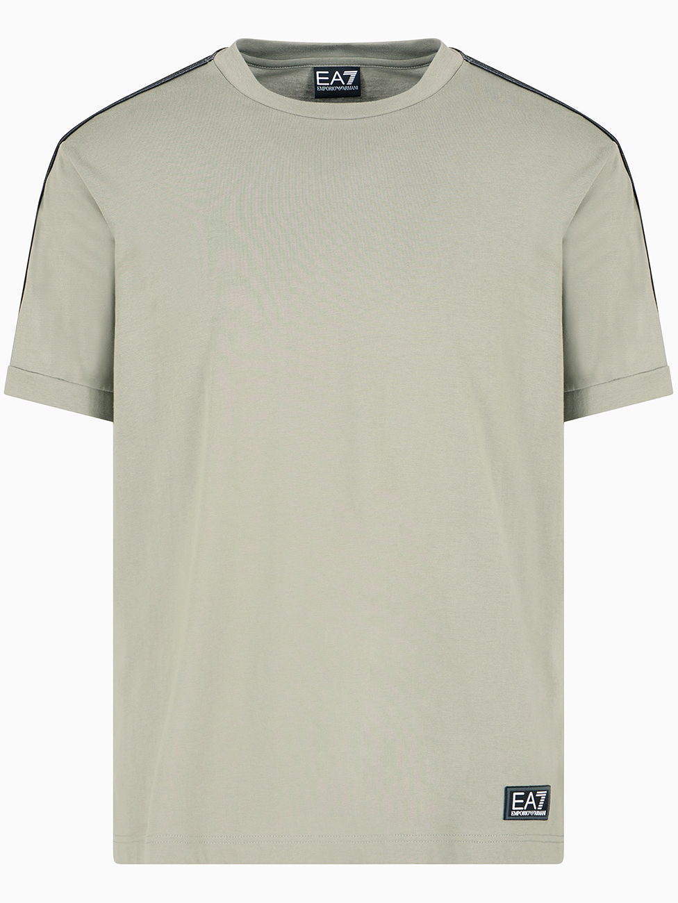 EA7 Logo Series Cotton-Jersey T-Shirt