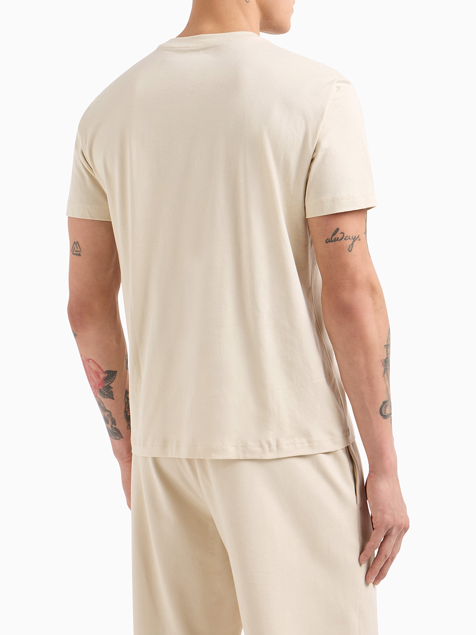 EA7 Visibility Cotton Crew-Neck T-Shirt
