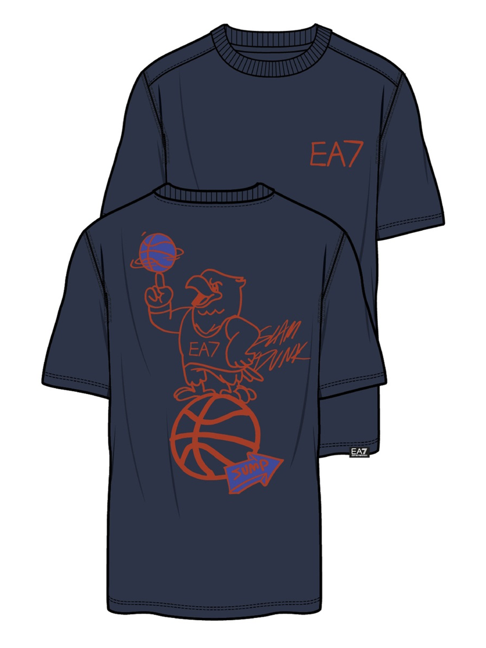 EA7 Train Graphic Series T-shirts