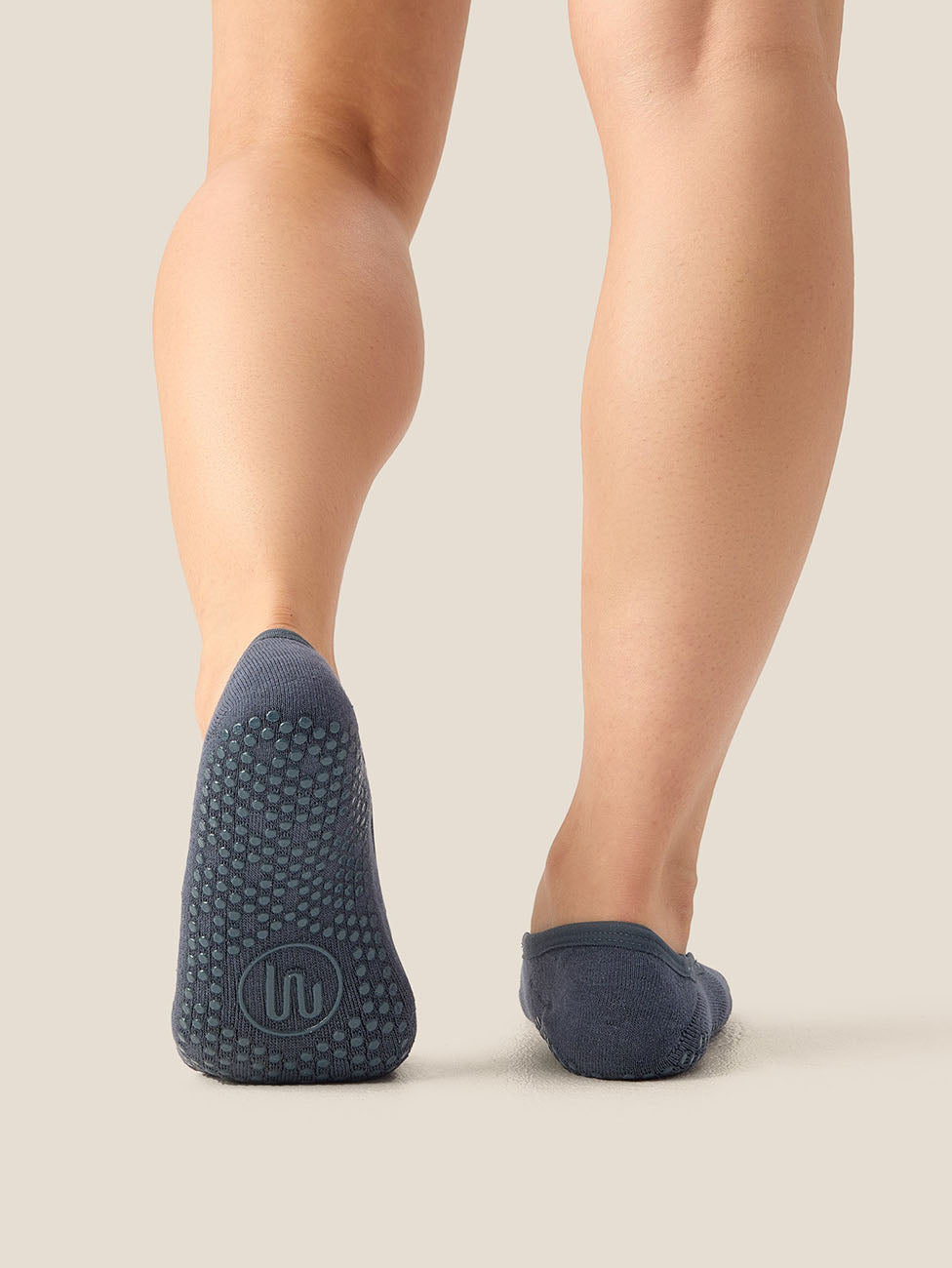 MoveActive French Navy Ballet Grip Socks