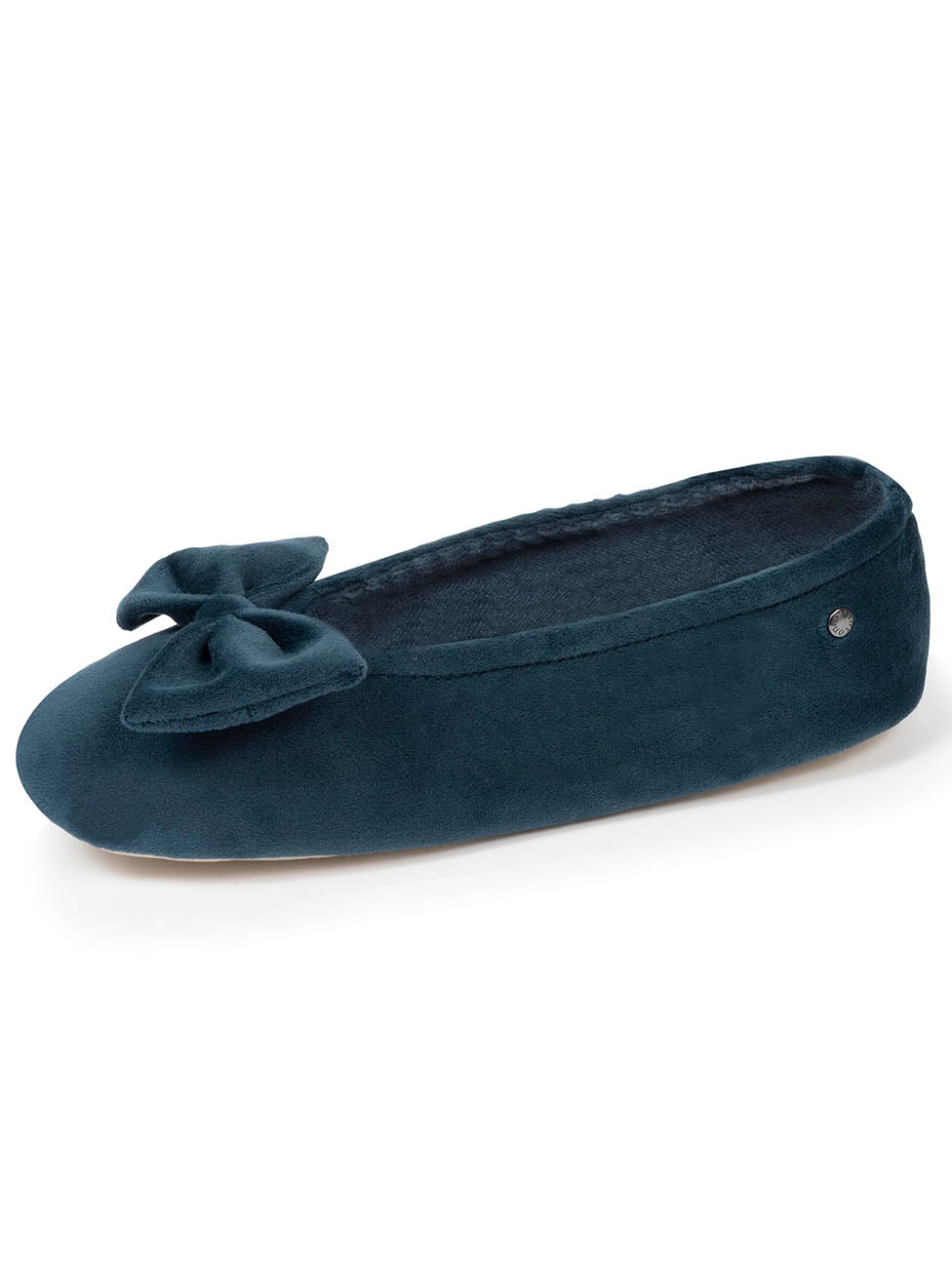 Isotoner Teal Blue Ballerina Slippers