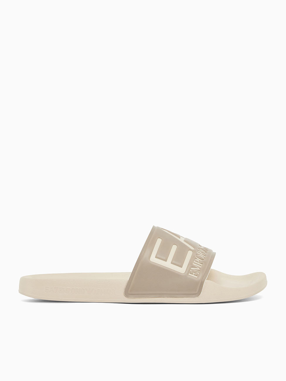 EA7 Beige Unisex Slippers