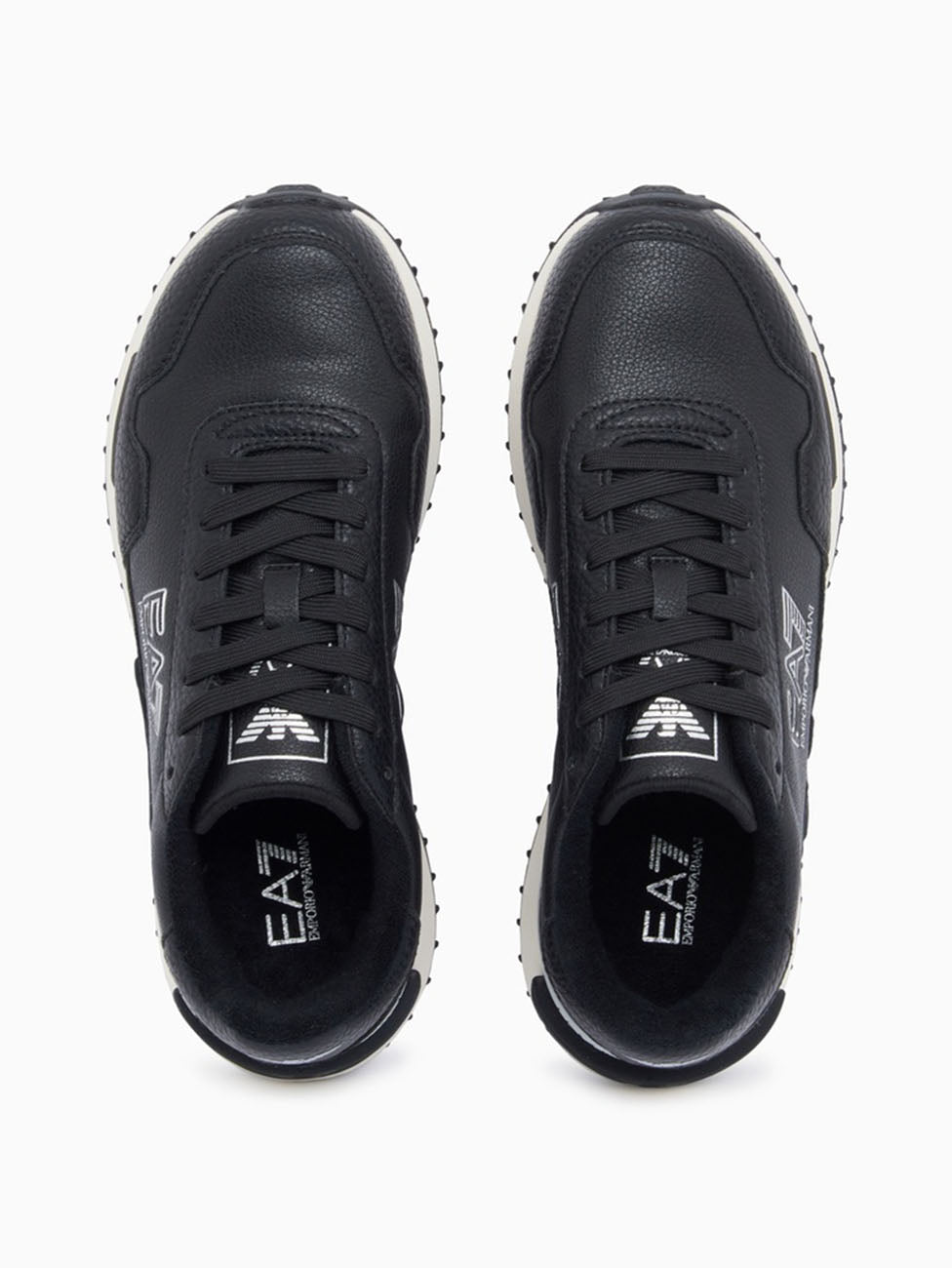 EA7 Black Vintage Running Sneakers