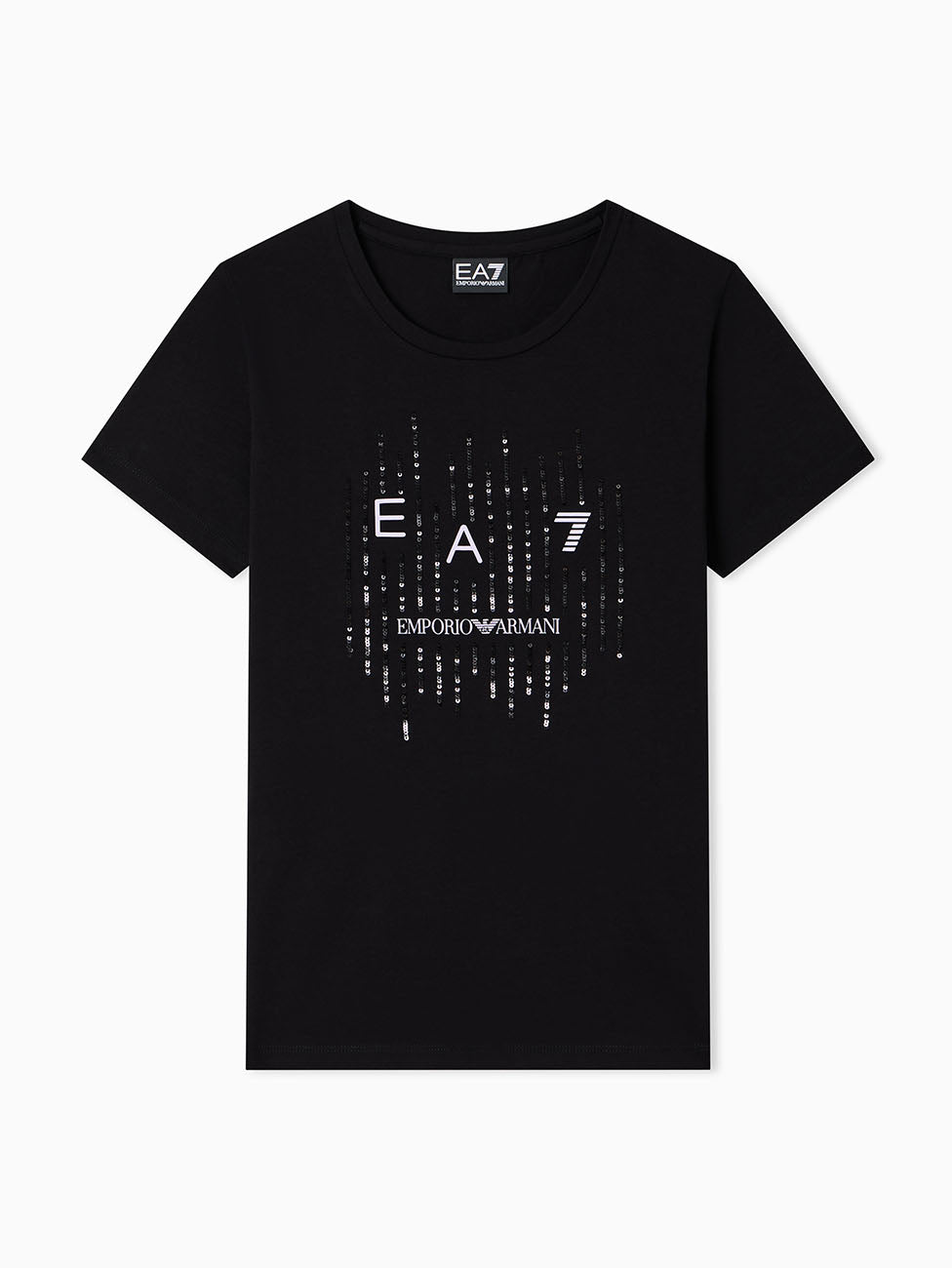 EA7 Logo Series Stretch Jersey T-Shirt