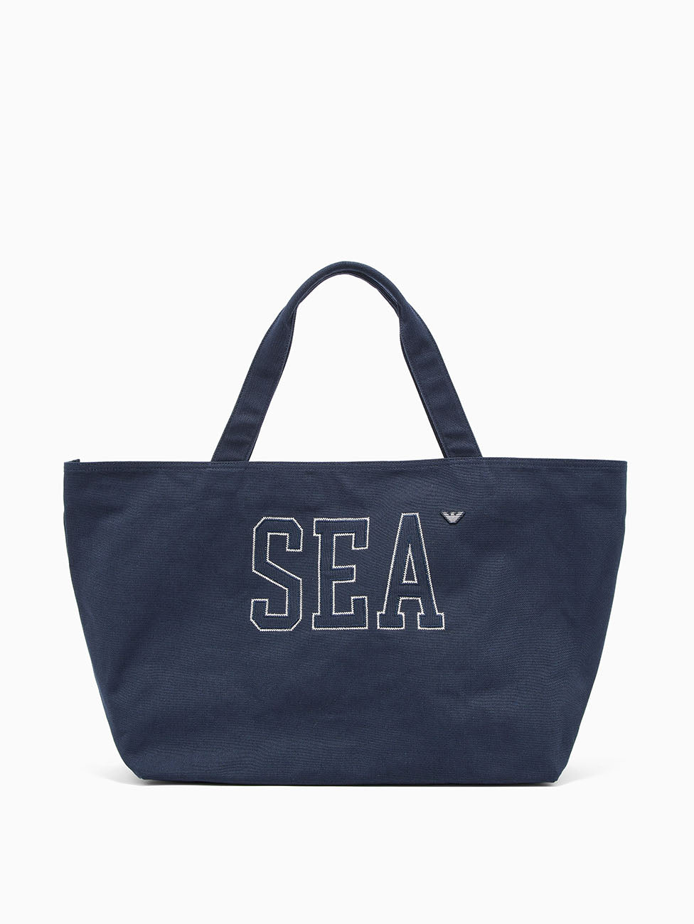 Emporio Armani Sea Embroidery Shopper Bag