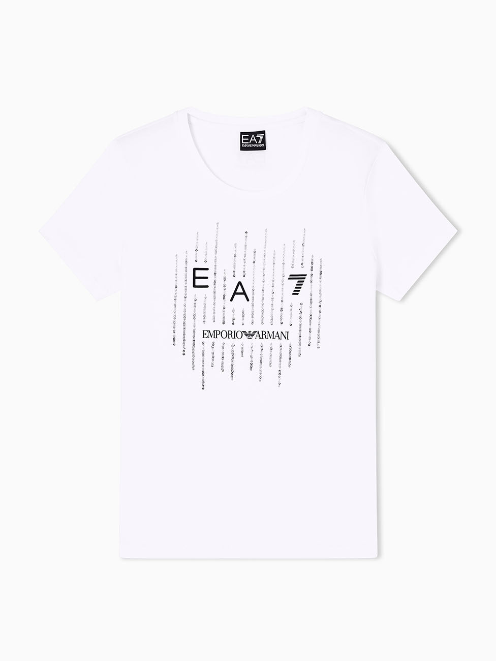 EA7 Logo Series Stretch Jersey T-Shirt