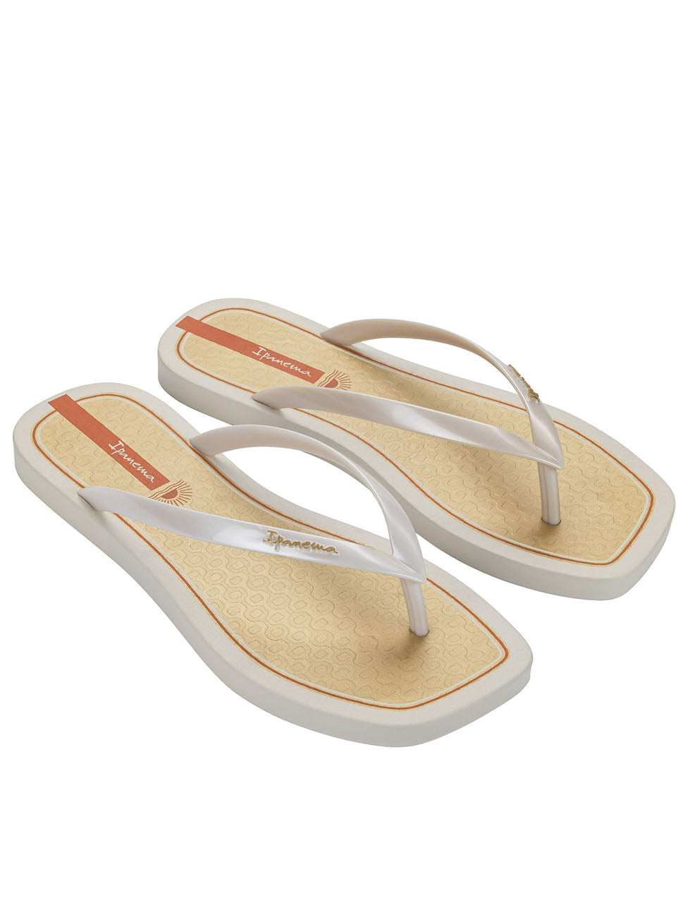 Ipanema Beige/Gold Ladies Slippers
