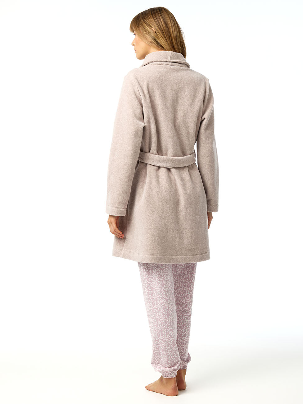 Blackspade Snow Melange Women's Fleece Robe
