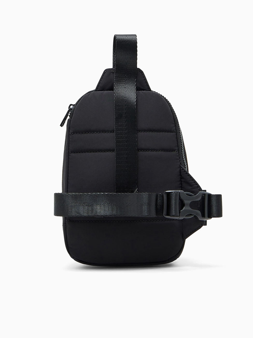 EA7 Black Logo Tape Sling Bag