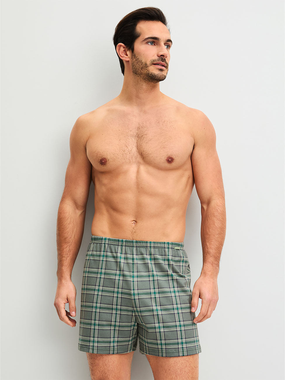 Calida Prints Forest Green Boxer Shorts
