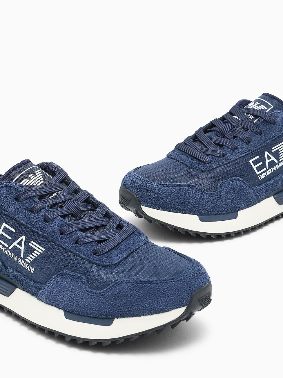 EA7 Sky Captain & Off White Vintage Running Sneakers
