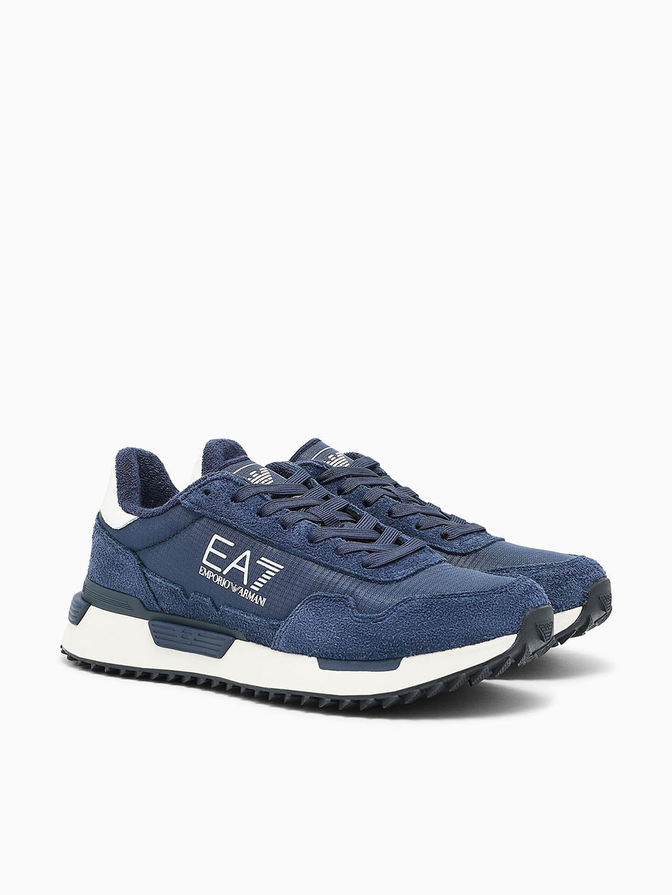 EA7 Sky Captain & Off White Vintage Running Sneakers