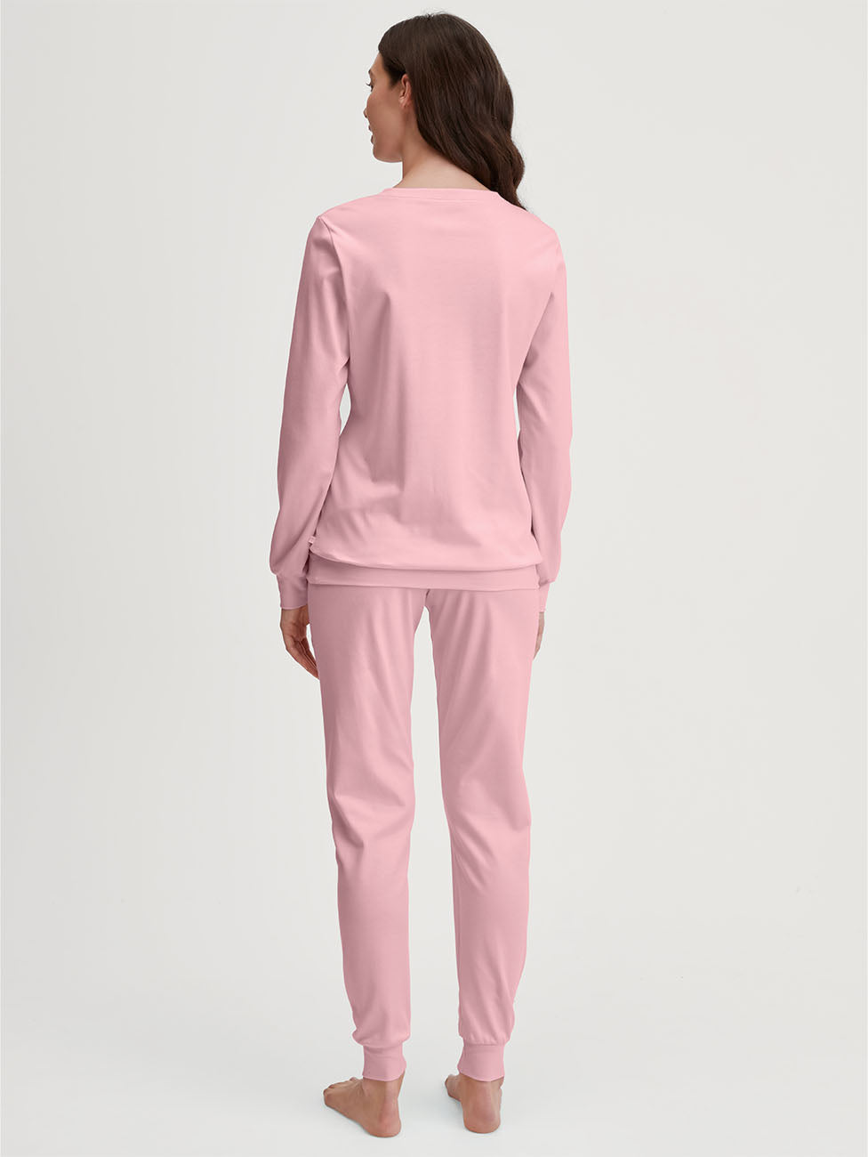 Calida Pink Ski Resort Women Cuffed Pyjama