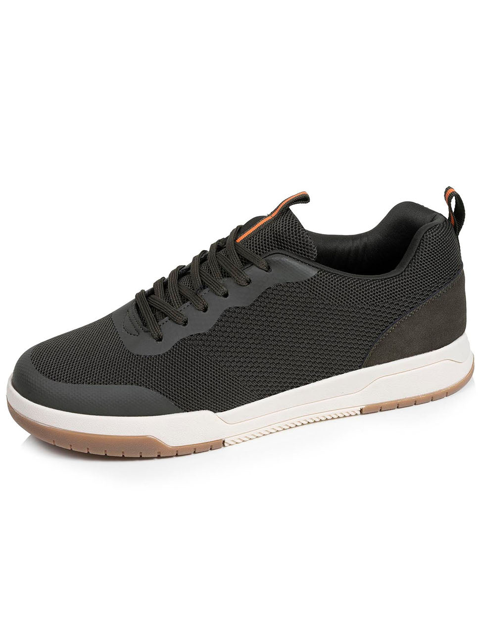 Isotoner Khaki Men's Lace-Up Trainers