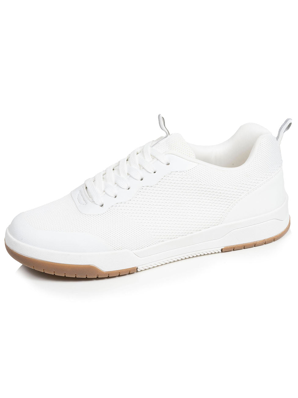 Isotoner White Men's Lace-Up Trainers