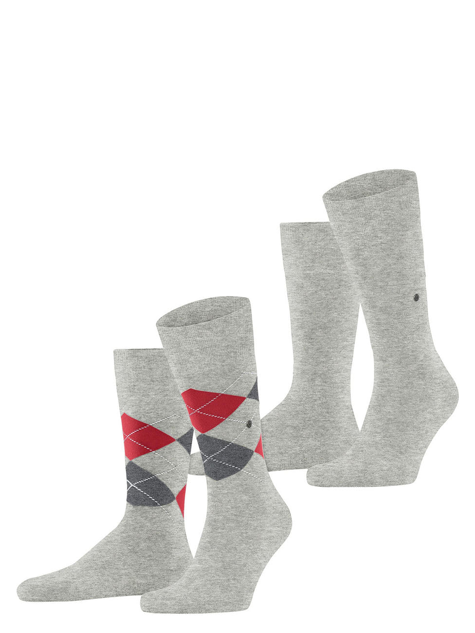 Burlington Everyday Argyle Mix Men Socks (Pack of 2)