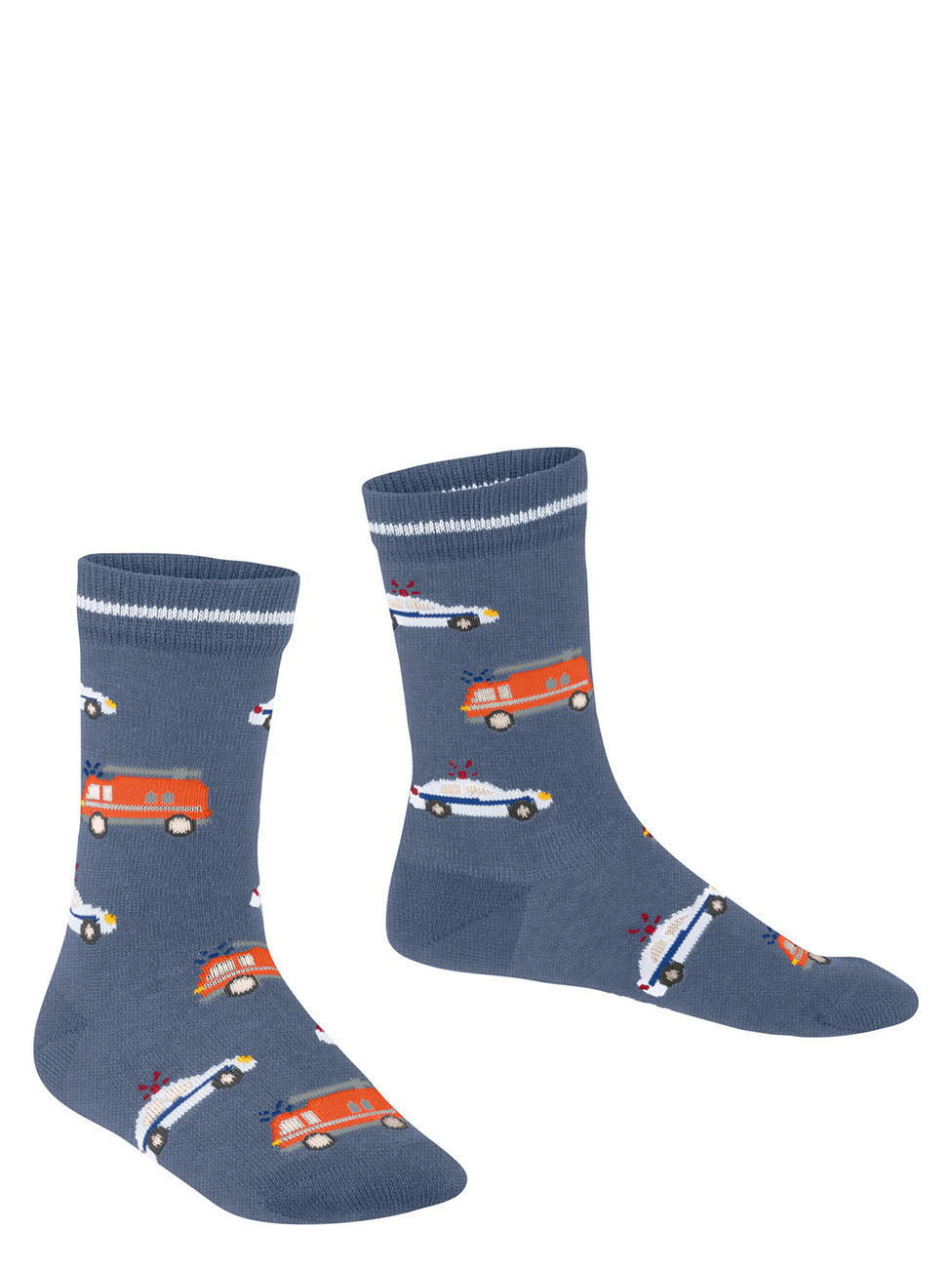 FALKE Police and Fire Cars Kids Socks
