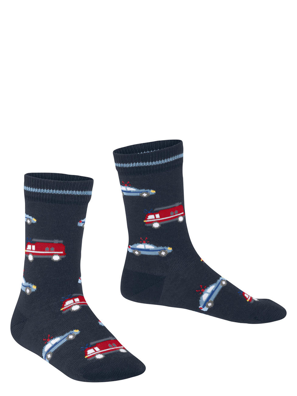 FALKE Police and Fire Cars Kids Socks